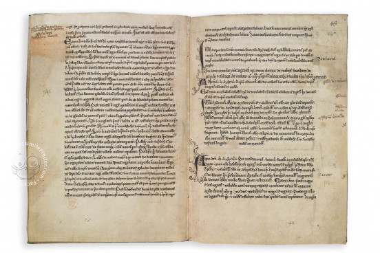 Chronicle of Melrose Abbey, London, British Library, Cotton MS Faustina B IX − Photo 1