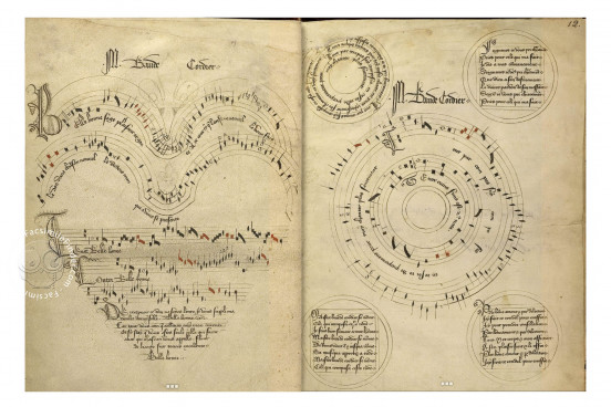 Chantilly Codex, Chantilly, Bibliothèque du Château, Ms. 564 − Photo 1