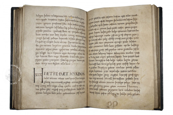 Exeter Book, Exeter, Exeter Cathedral Library, MS 3501 − Photo 1