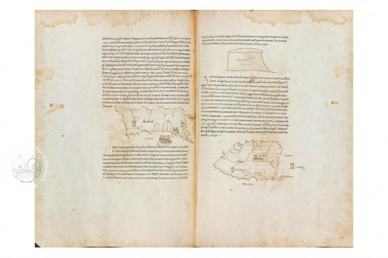 Liber Insularum Archipelagi di Cristoforo Buondelmonti, Düsseldorf Germany, Universitäts-und Landesbibliothek Düsseldorf, MS G 13 − Photo 1