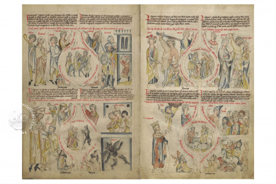 Vienna Biblia Pauperum, Vienna, Österreichische Nationalbibliothek, Cod. 1198 − Photo 1