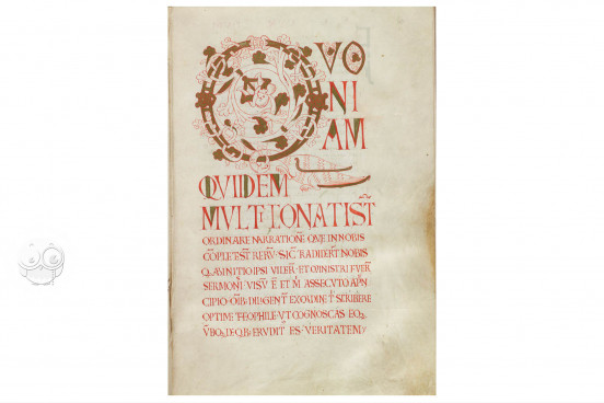 Gospels of Matilda, Countess of Tuscany, New York, The Morgan Library & Museum, MS M.492 − Photo 1