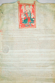 Deed of Foundation of the Merchants' Guild in Tàrrega, Barcelona
Spain
, Archivo de la Corona de Aragón − Photo 2