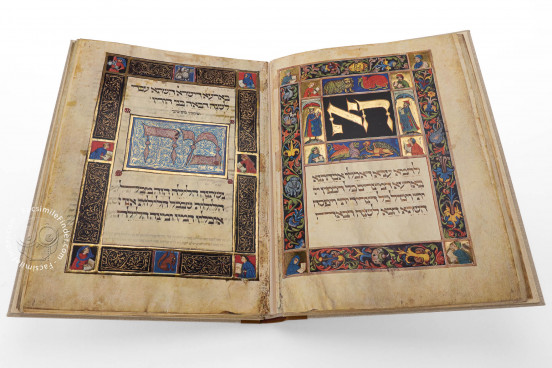 First Darmstadt Haggadah, Darmstadt Germany, Universitäts- und Landesbibliothek Darmstadt, MS orientalis 8 − Photo 1