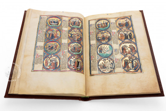 Harley 1527 Bible Moralisée, London, British Library, MS Harley 1527 − Photo 1