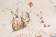 Portolan Chart by Jacopo Vesconte Maggiolo, Milan, Veneranda Biblioteca Ambrosiana, MS F 251bis inf. − Photo 4