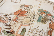 Codex Choumach (Picture Pentateuch of Moses dal Castellazzo), Warsaw, Zydowski Instytut Historyczny, Codex 1164 − Photo 9