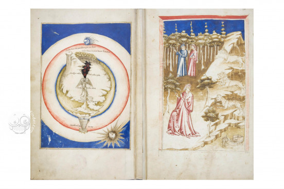 Divine Comedy - Banco Rari 215, Florence, Biblioteca Nazionale Centrale, MS Banco Rari 215 − Photo 1