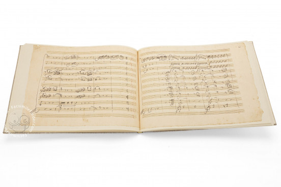 W.A. Mozart: Symphony No. 41 Jupiter, Berlin, Staatsbibliothek zu Berlin, Mus.ms.autogr. Mozart, W. A. 551 − Photo 1
