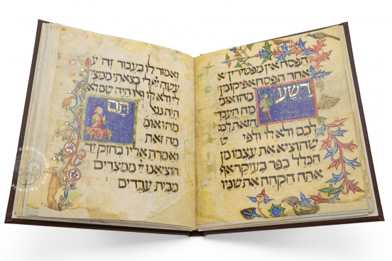 Kaufmann Haggadah, Budapest, Hungarian Academy of Sciences, MS Kaufmann A 422 − Photo 1