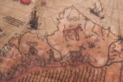Piri Reis World Map, Istanbul, Topkapı Sarayı, Revan 1633 tr. − Photo 15