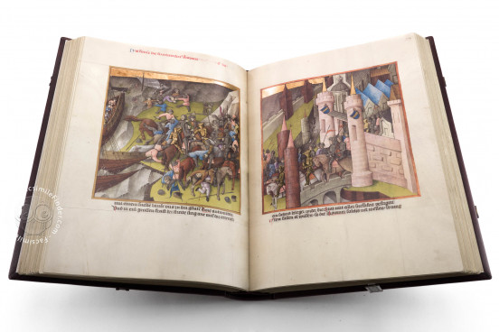 Guido de Columnis - The Trojan War, Vienna, Österreichische Nationalbibliothek, Cod. 2773 − Photo 1