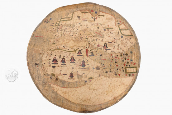 Estense World Map, Modena, Biblioteca Estense Universitaria, C.G.A.1 − Photo 1