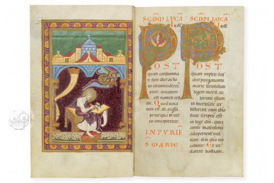 Golden Book of Pfäfers, St. Gallen, Stiftsarchiv St. Gallen, Codex Fabariensis 2 − Photo 1