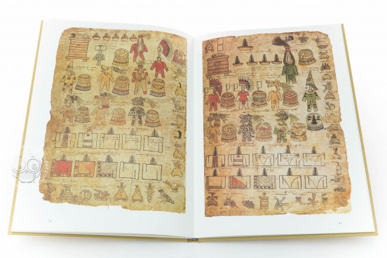 Matrícula de Tributos - Moctezuma Codex, Codex 35-52 - Museo Nacional de Antropología (Mexico City, Mexico) − Photo 1