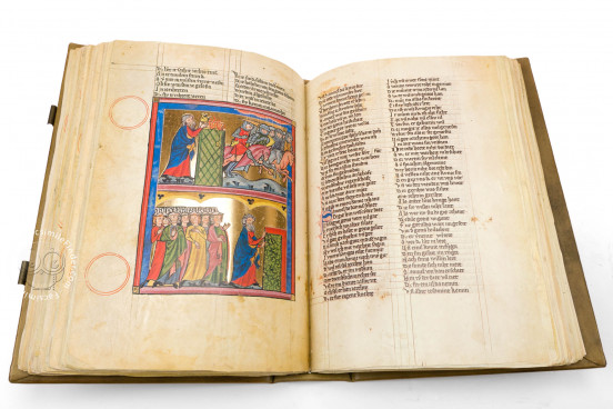 Rudolf von Ems: World Chronicle Der Stricker Charlemagne, St. Gallen, Kantonsbibliothek Vadiana, Ms 302 Vad. − Photo 1