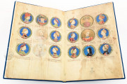 Genealogy of the d'Este Princes, Modena, Biblioteca Estense Universitaria, a.L.5.16 = Ital. 720
Rome, Biblioteca Nazionale Centrale, Fondo Vitt. Emanuele n. 293, cc. i-8-ii − Photo 10