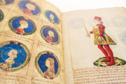 Genealogy of the d'Este Princes, Modena, Biblioteca Estense Universitaria, a.L.5.16 = Ital. 720
Rome, Biblioteca Nazionale Centrale, Fondo Vitt. Emanuele n. 293, cc. i-8-ii − Photo 11