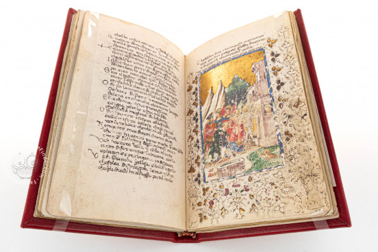 Petrarch's Triumphs, Florence, Biblioteca Medicea Laurenziana, ms. Strozzi 174 − Photo 1