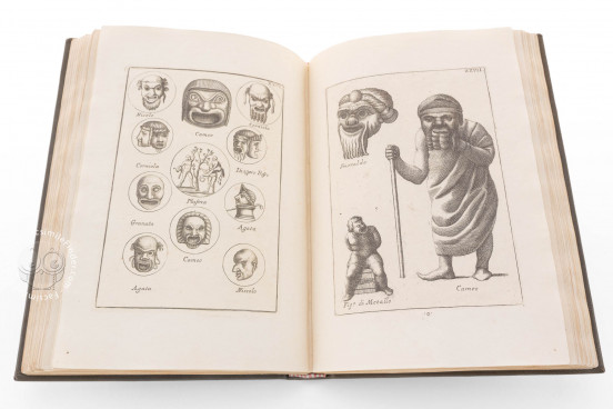De larvis scenicis et figuris comicis de Francesco de Ficoroni, Private Collection − Photo 1
