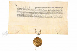 Oath of Loyalty sworn to Pope Paul IV by Philip II on his investiture as King of Sicily Facsimile Edition