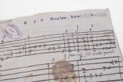 Seven musical scores belonging to Isabelle de Valois , Simancas, Archivo General de Simancas, Leg. 394, fol. 130 − Photo 12