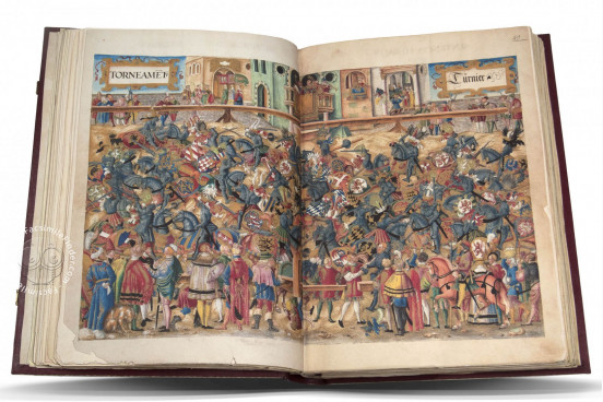 Book of Dynasties, San Lorenzo de El Escorial, Real Biblioteca del Monasterio de El Escorial, Vitr. 21-23 (28.i.11/28.i.10/28.i.12) − Photo 1