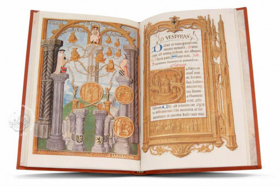 Book of Hours for the voyage of Charles V to his Coronation as H, Vitrina 13 - Real Biblioteca del Monasterio (San Lorenzo de El Escorial, Spain) − photo 1