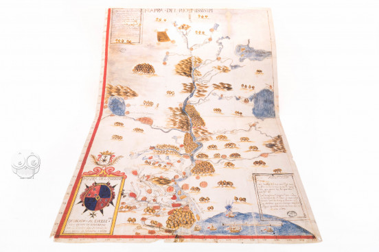 Map of the Mississippi, Seville, Archivo General de Indias, M.P., Florida y Luisiana, 29. Leg. Indiferente Gral. 1530 − Photo 1