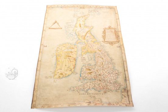 King Henry's Map of the British Isles, London, British Library, B.L. Cotton MS Augustus I.i.9 − Photo 1
