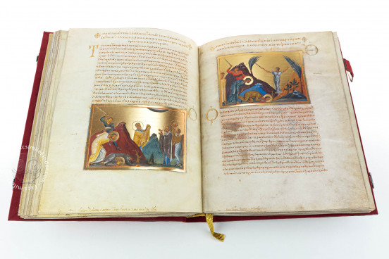 Menologion - Book of Saints of Emperor Vasilios II, Vatican City, Biblioteca Apostolica Vaticana, Vat. Gr. 1613 − Photo 1