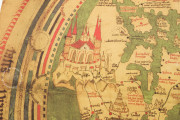 Mappa Mundi of Andreas Walsperger, Vatican City, Biblioteca Apostolica Vaticana, Pal. lat. 1362 B − Photo 4
