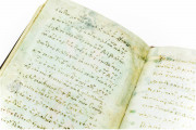Oxford Menologion, Ms. Gr. th. f. 1 - Bodleian Library (Oxford, United Kingdom), Detail of the Greek script