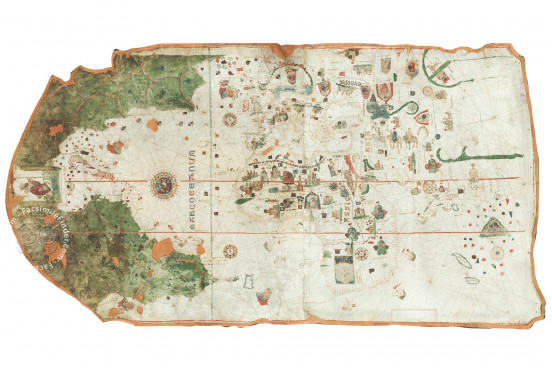 Map of Juan de la Cosa, Madrid, Museo Naval de Madrid, MN 257 − Photo 1