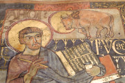 Godescalc Evangelistary, Ms. Nouv. acq. lat. 1203 - Bibliothèque Nationale de France (Paris, France), St. Luke and the Bull