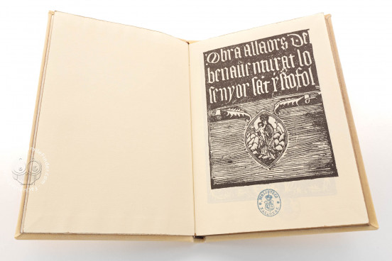 Obra a Llaors del Benaventurat lo Senyor Sent Cristofol, Madrid, Biblioteca Nacional de España, Inc. 1471 − Photo 1