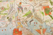 Mappa Mundi 1457, Florence, Biblioteca Nazionale Centrale, Portolano 1 − Photo 3