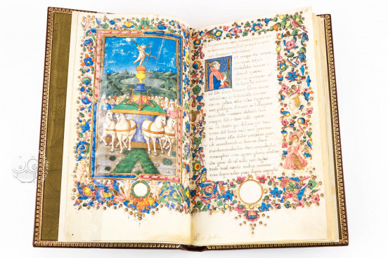 Francesco Petrarca. Trionfi, Rome, Biblioteca dell'Accademia Nazionale dei Lincei e Corsiniana, 55.K.10 (Cors. 1081) − Photo 1