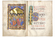 The Passau Evangelary, Munich, Bayerische Staatsbibliothek, Clm 16002, Passau Evangelary - f. 27v-28r (Pentecost)
