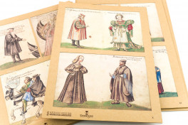 El Codice de los Trajes Cristobal Weiditz 1529, Nuremberg, Germanisches Nationalmuseum, Hs 22474, El Codice de los Trajes Cristobal Weiditz 1529 facsimile edition by Ediciones Grial.