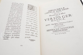 Die Goldene Bulle. Mit 20 Originalgetreuen Faksimile-Tafeln aus , Vienna, Österreichische Nationalbibliothek, Cod. 338, Facsimile Edition by ADEVA