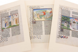 Boccaccio. Decameron (20 Loose Plates), Vatican City, Biblioteca Apostolica Vaticana, MS Pal. lat. 1989, Facsimile Edition by Belser Verlag
