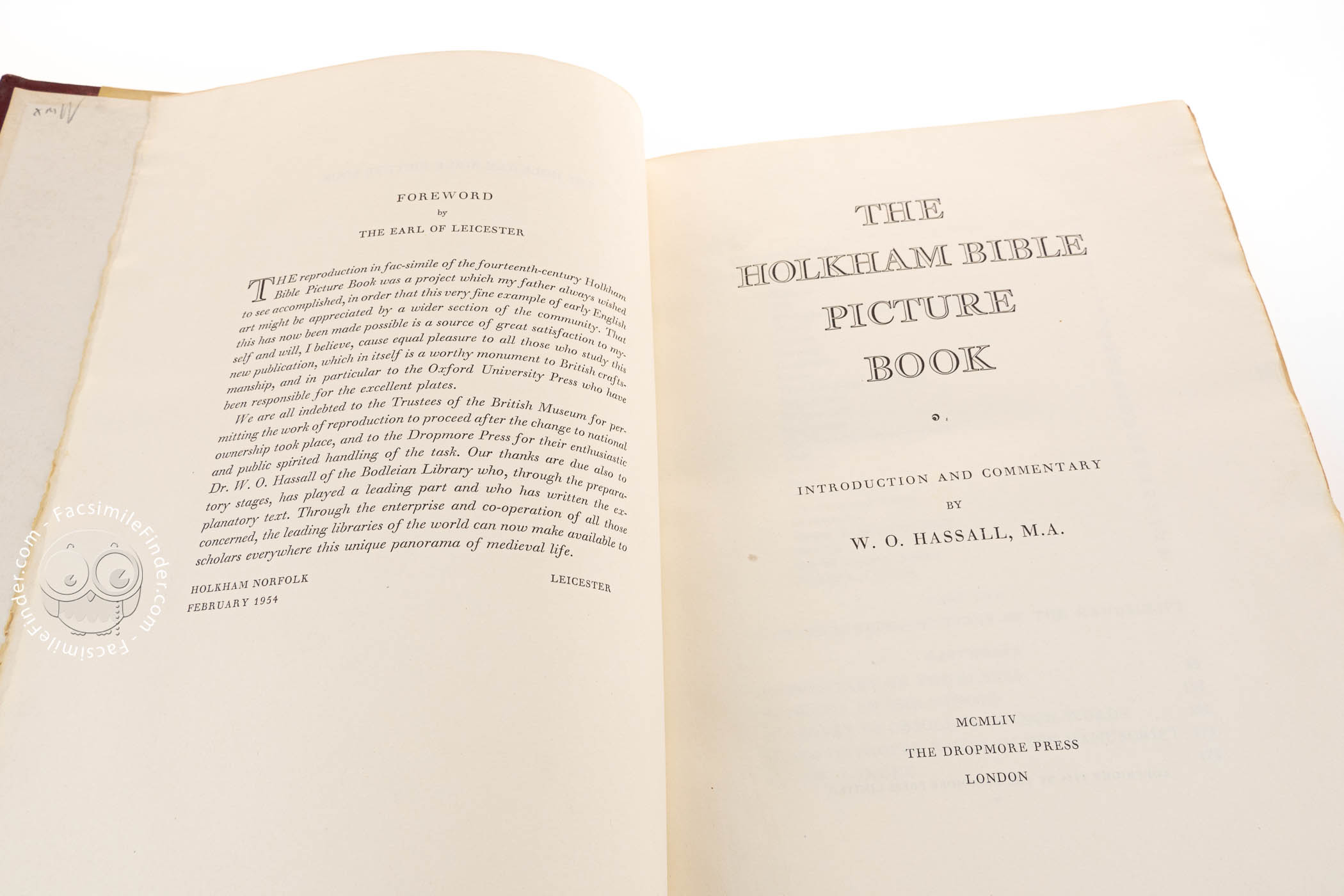 Holkham Bible « Facsimile edition