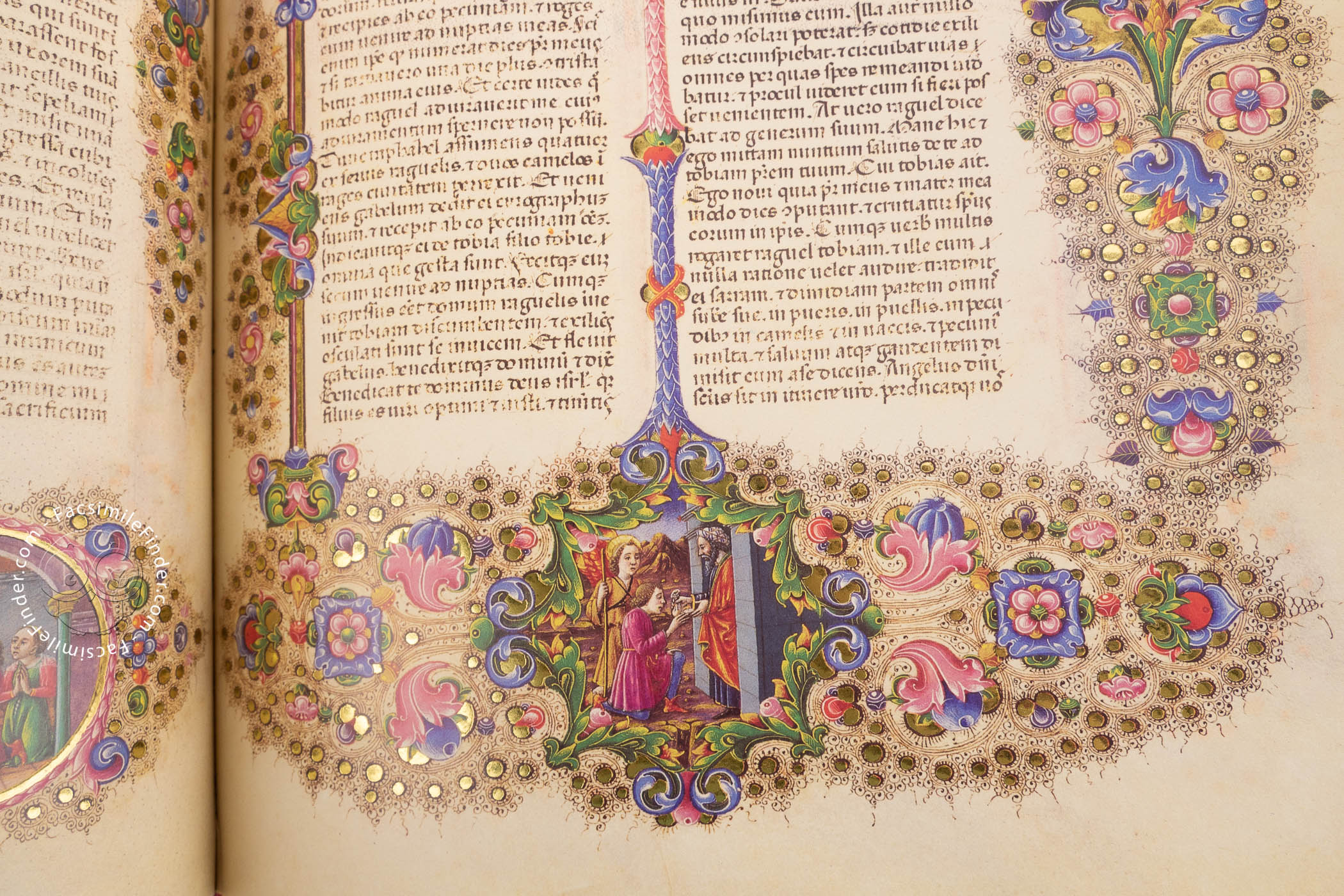 Bible of Borso d'Este Vol2.TWO Reproductions Stunning Luster Effect size:11x14" 