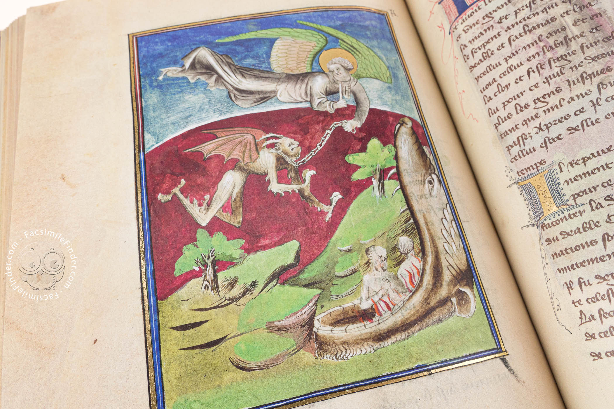 MS M.133, fols. 14v–15r, Berry Apocalypse