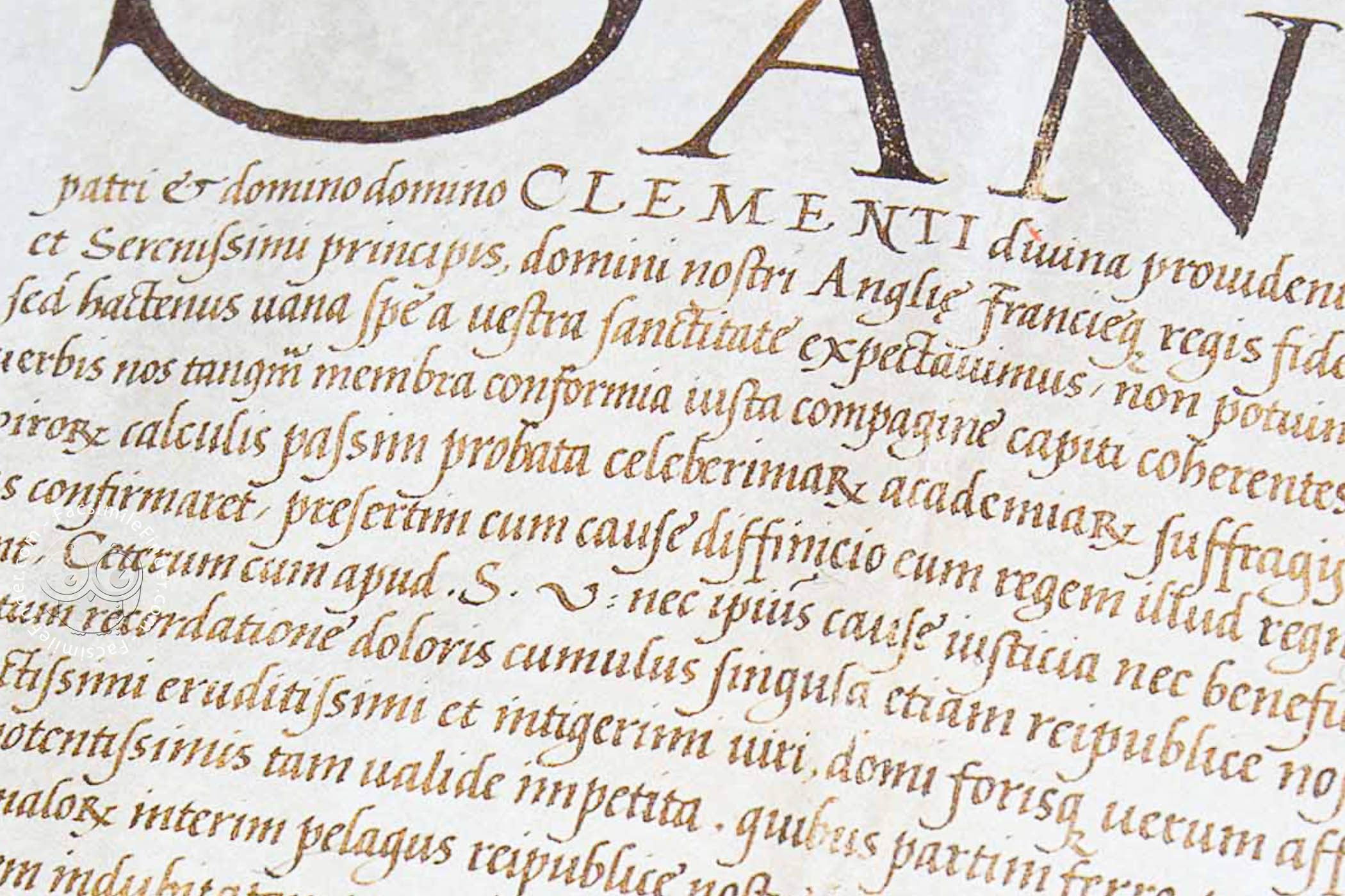 the-1530-letter-to-pope-clement-vii-facsimile-edition